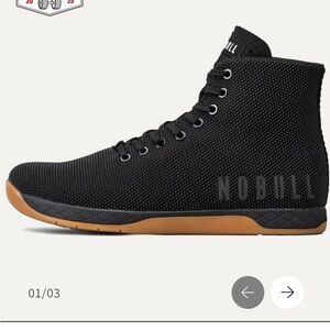 NOBULL Black and Gum High-Top Men's Shoes - 11.5